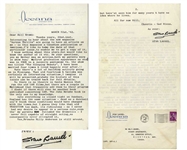 Stan Laurel Letter Signed -- ...I never had any desire to appear in a serious role...I never felt capable of straight acting, so consequently never attempted it...